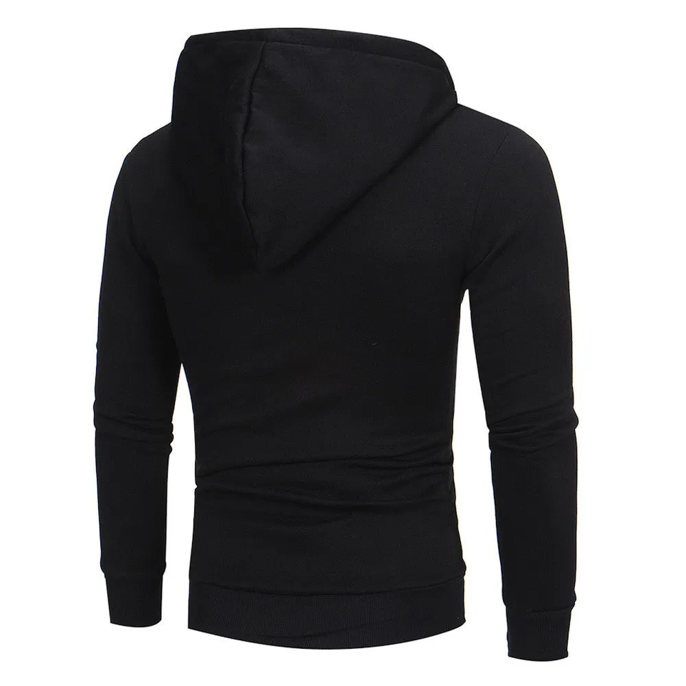 Mens' Long Sleeve Hoodie Hooded Sweatshirt Tops Jacket Coat Outwear