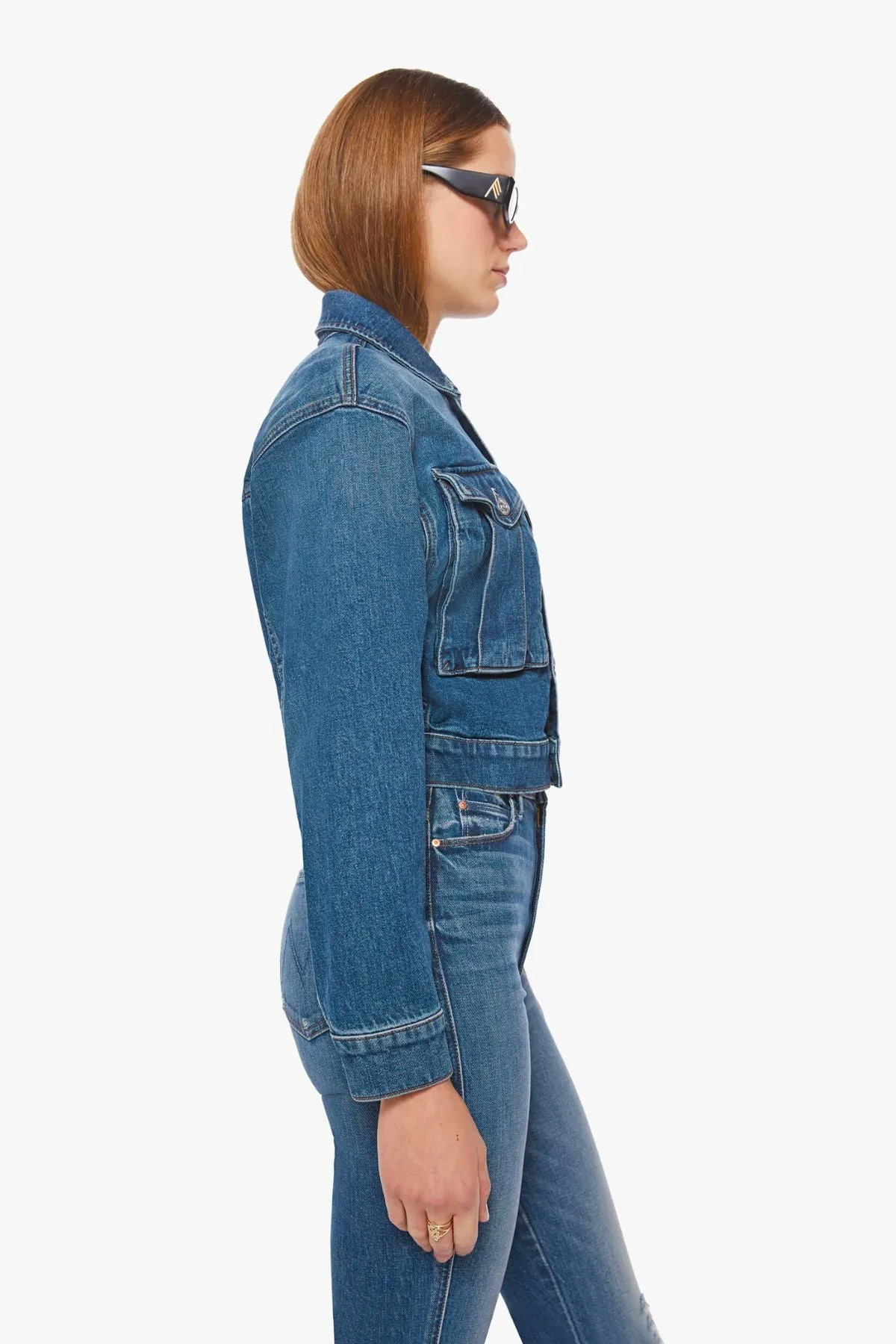 Mother Denim The Out of Pocket Denim Jacket - Morning Chores