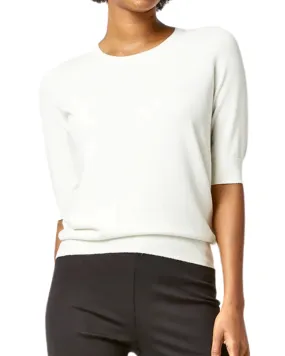 Nadine Elbow Sleeve Sweater (Ivory)