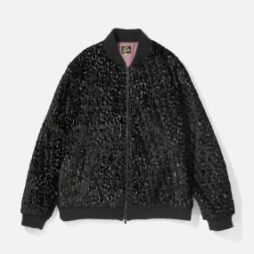 Needles B.B. Jacket - Burnout Velvet / Quilted - Black