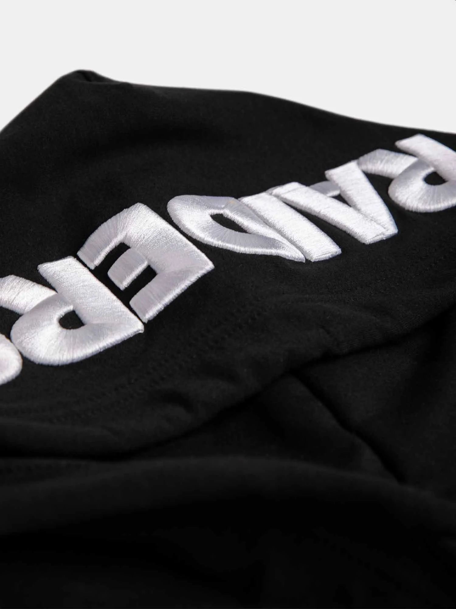 Black Oversized Las Vegas Raiders Hoodie with New Era Applique