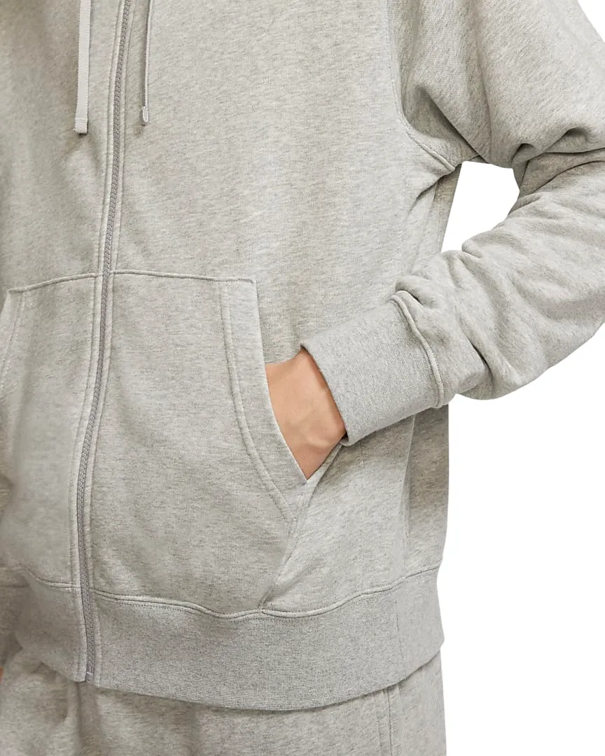 Nike Sportswear Club Full Zip Hoodie BV2648-063 dark gray heather-matte silver-white