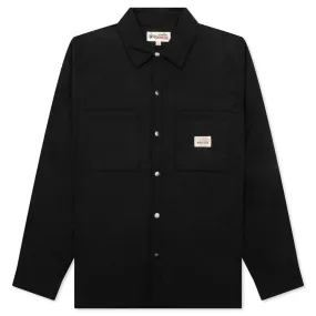 Padded Tech Over Shirt - Black