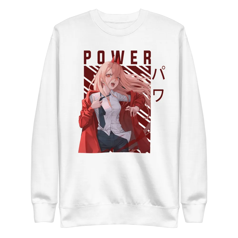 Power Crewneck Sweatshirt Chainsaw Man