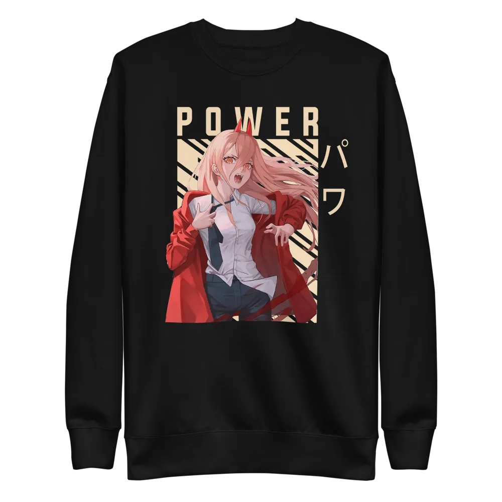 Power Crewneck Sweatshirt Chainsaw Man