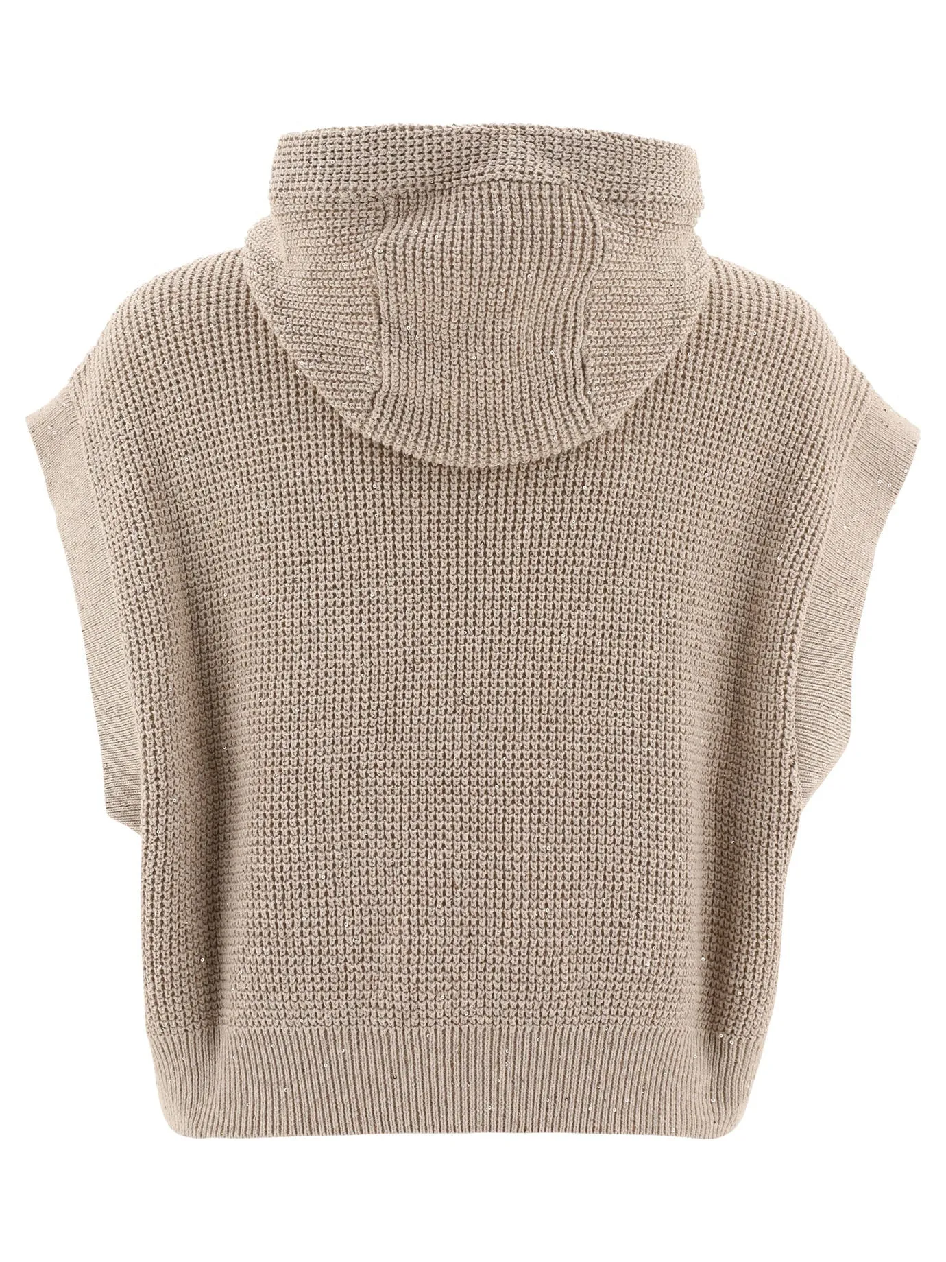 "DIAMANTE" COTTON SWEATER