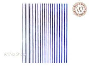 Royal Blue Chrome Line Adhesive Nail Art Sticker - 1 pc (JO-RB)