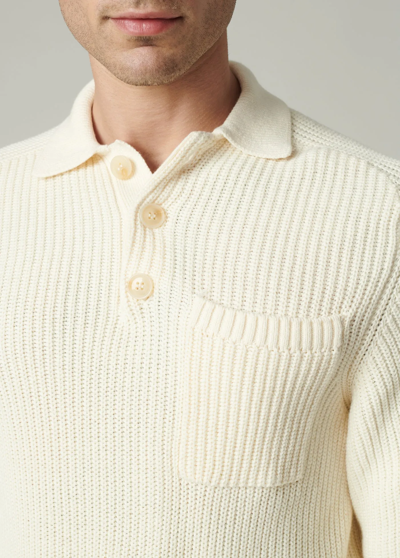 RUBEN POLO SWEATER