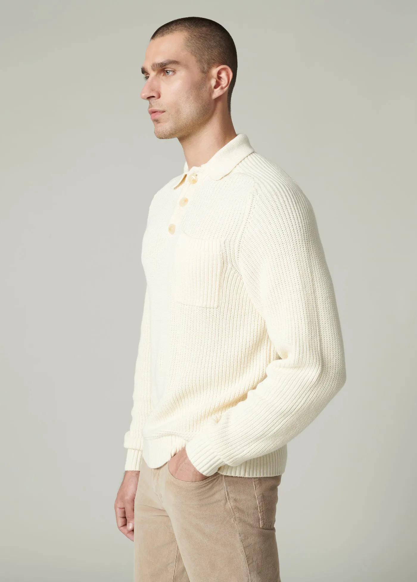 RUBEN POLO SWEATER