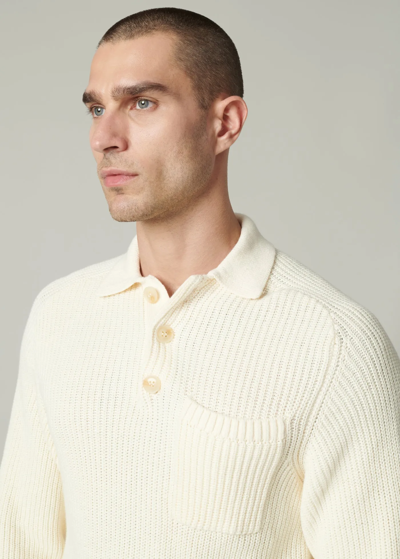 RUBEN POLO SWEATER