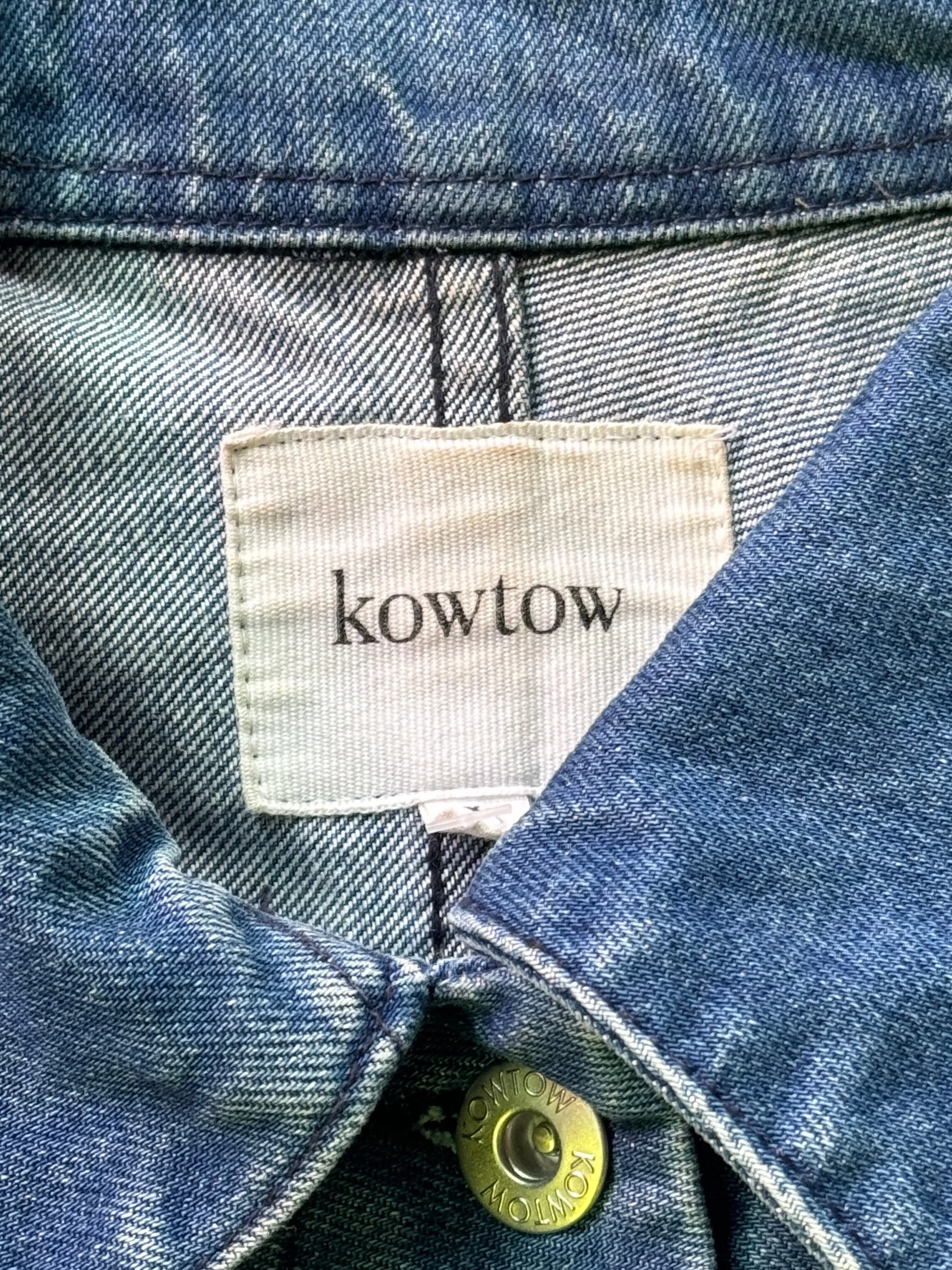 Size XL - Kowtow Blue Denim Jacket