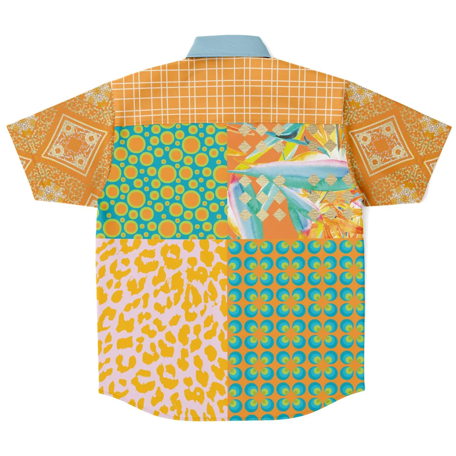 South Beach Short Sleeve Button Down Shirt