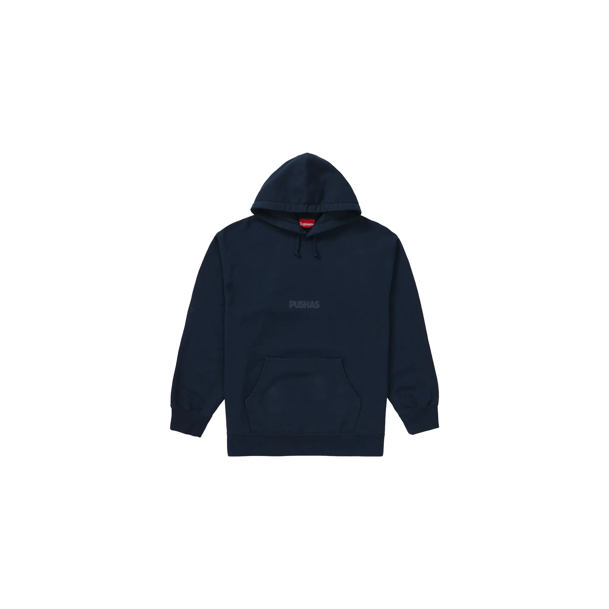 Supreme Rhinestone Script Hooded Sweatshirt 'Navy' (2019)