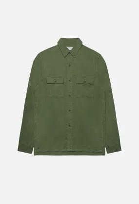 Tencel Button-Down / Olive