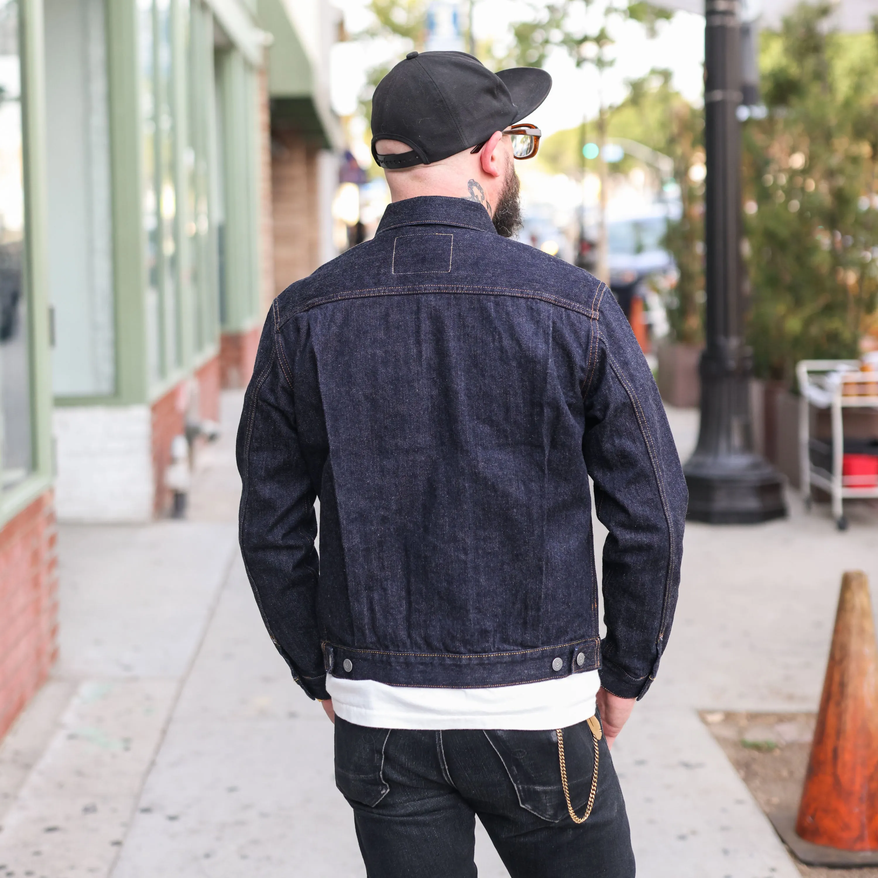 The Flat Head FN-OJ-D002 1950s Denim Jacket Type 2 Jacket Indigo