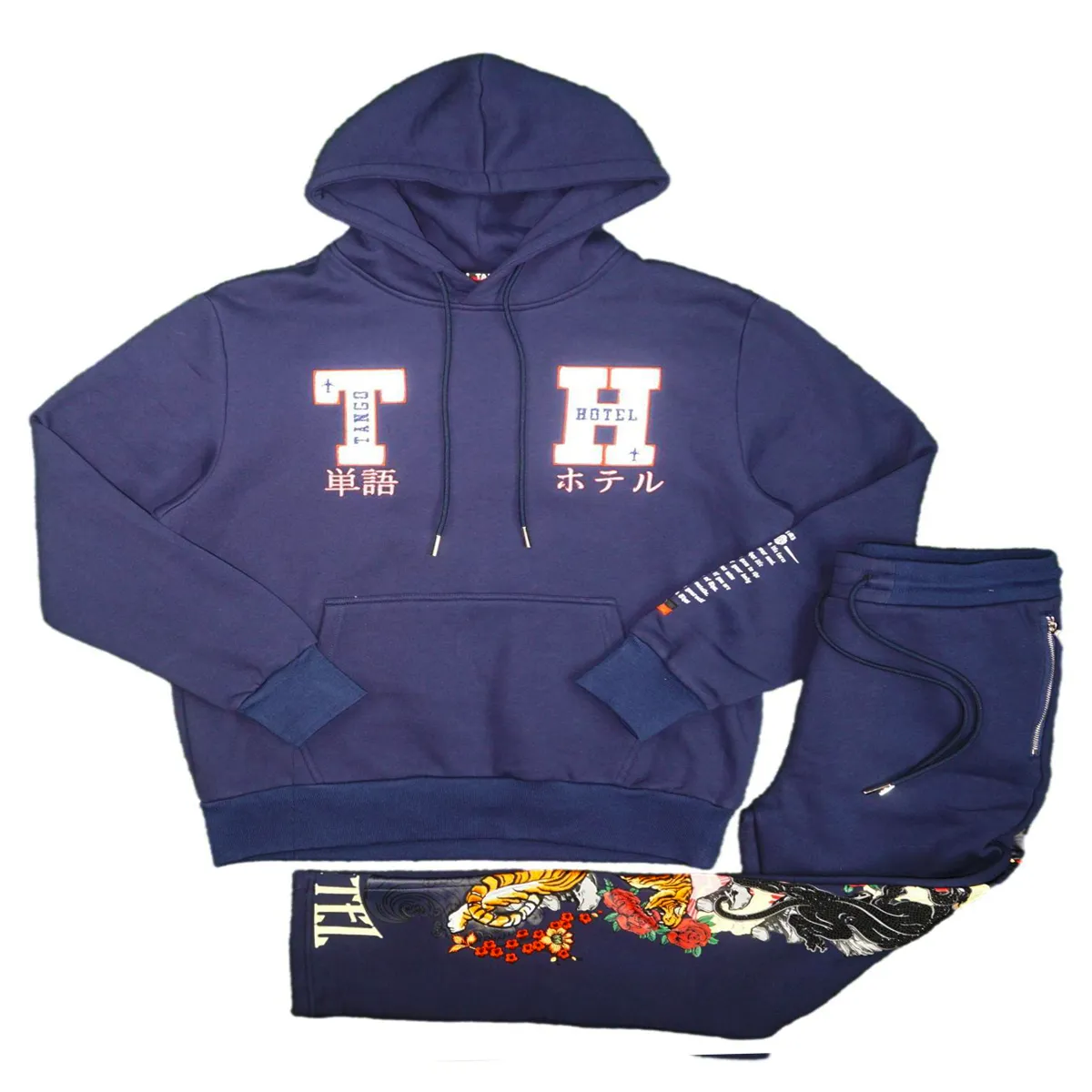 Tokoyo Holiday Hoodie Set (Navy) /C8