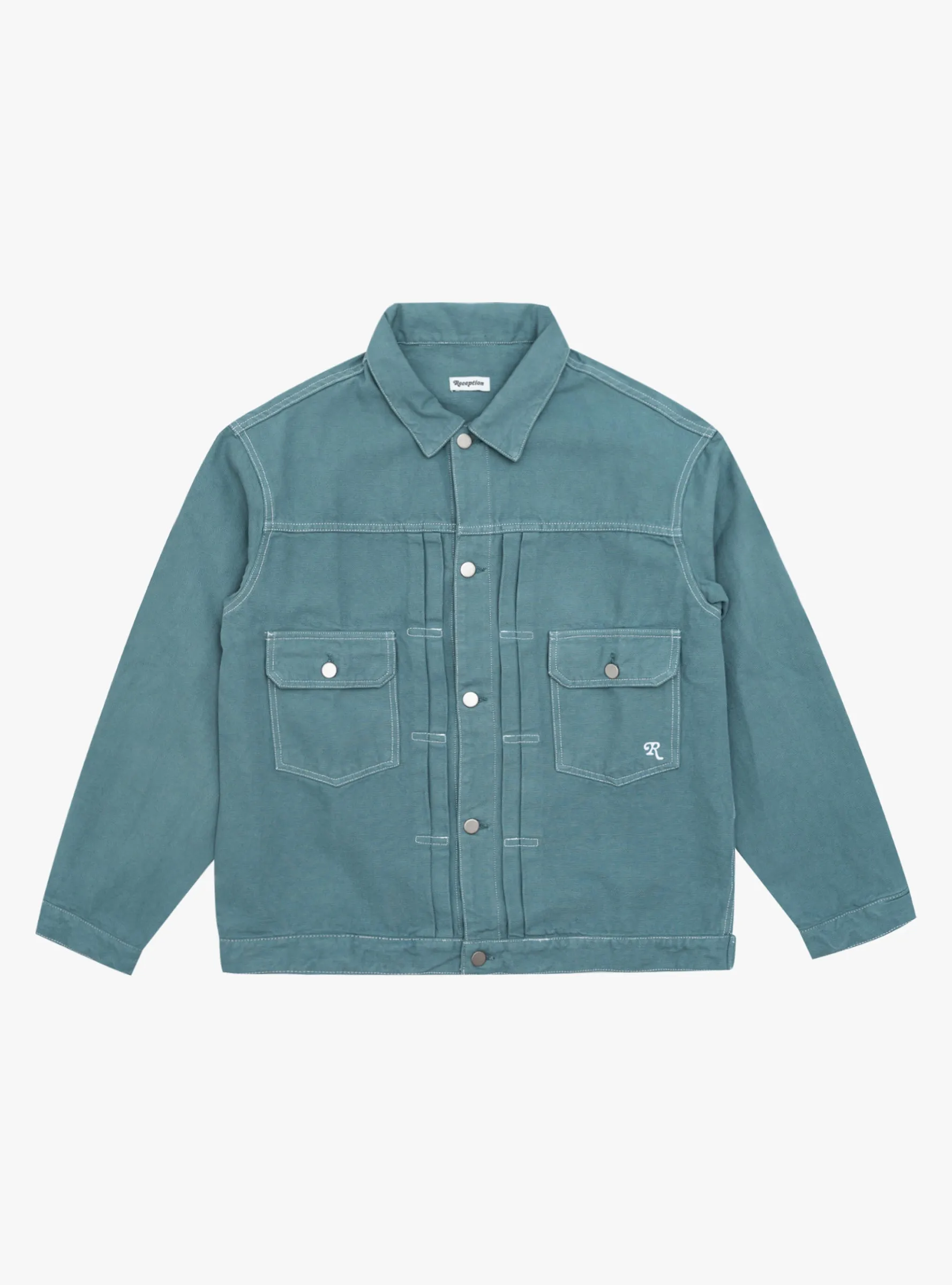 Trucker Jacket Dusty Green