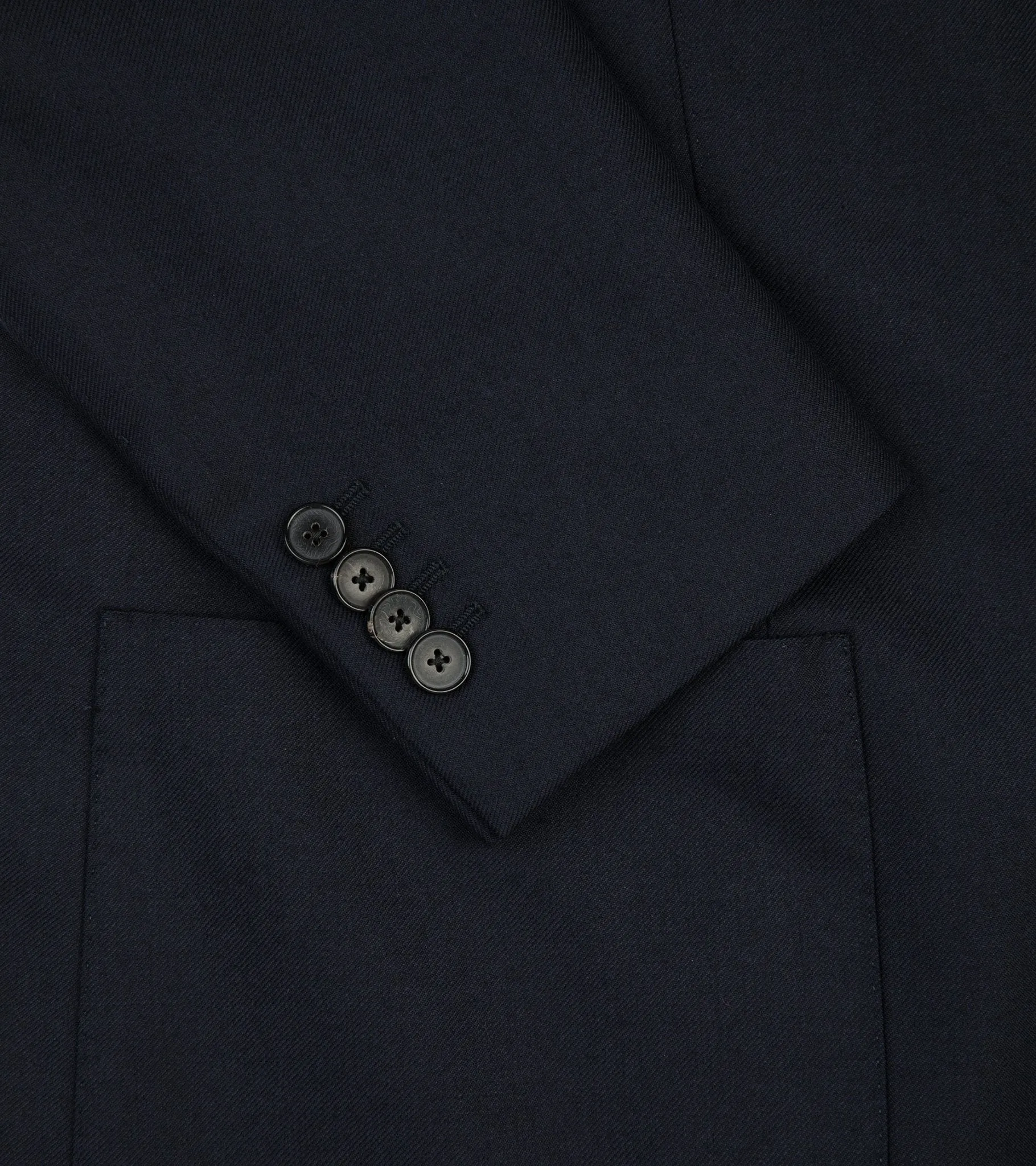 Trunk Wigmore Wool Twill Suit Jacket: Navy