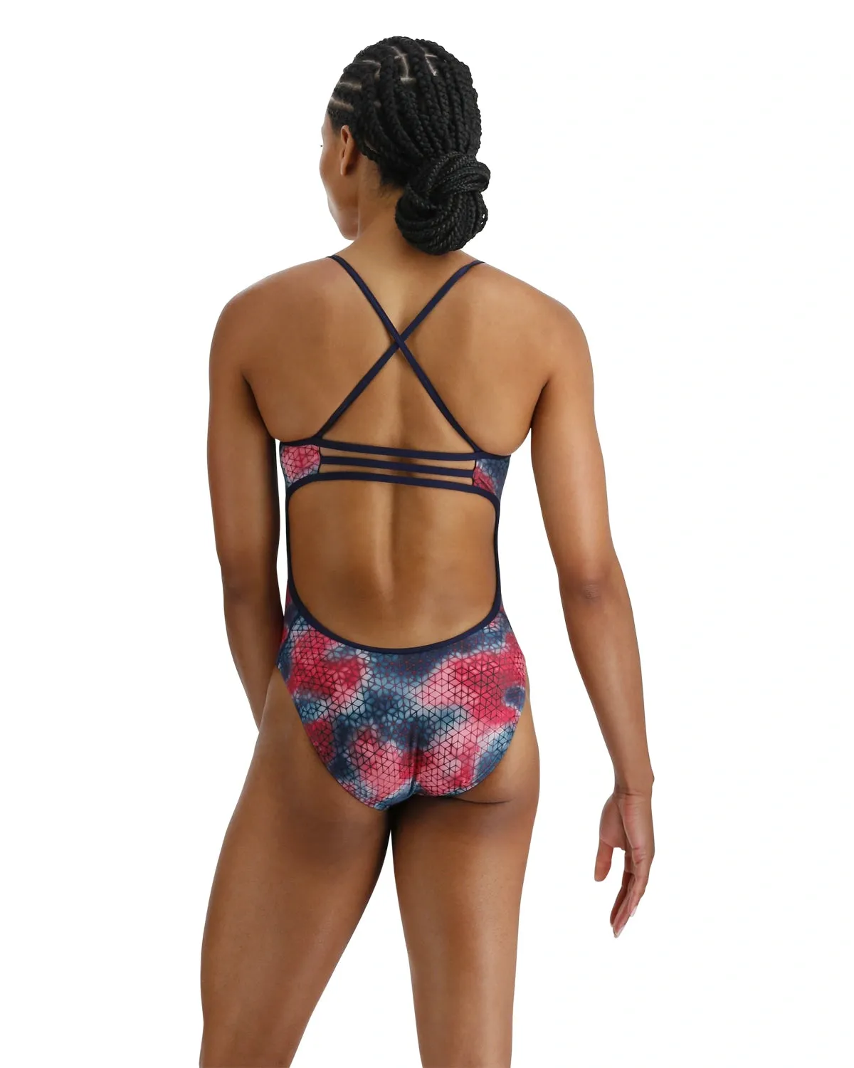 TYR Women's Starhex Durafast Elite Trinityfit Swimsuit | Red/Multi