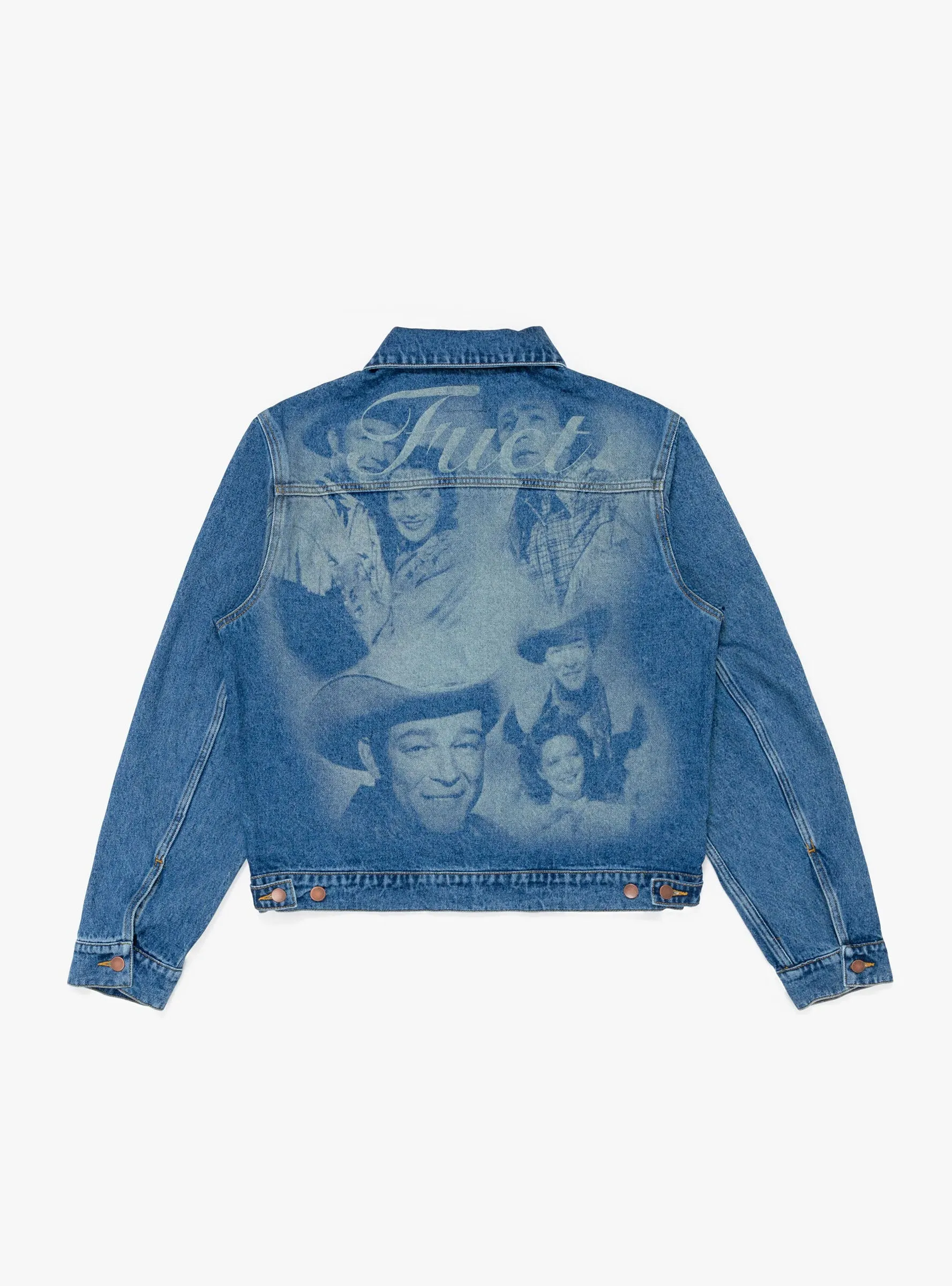 Western Denim Jacket Light Blue