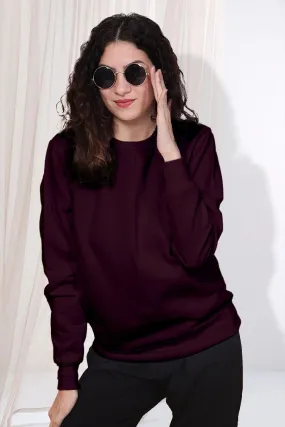 Wine - Fleece Sweatshirt