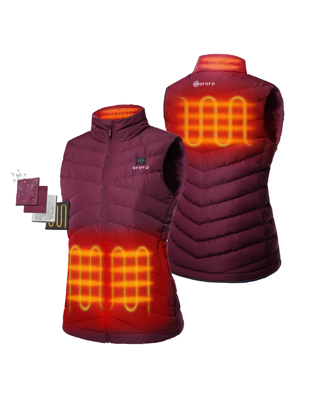 Women's Heated Lightweight Down Vest