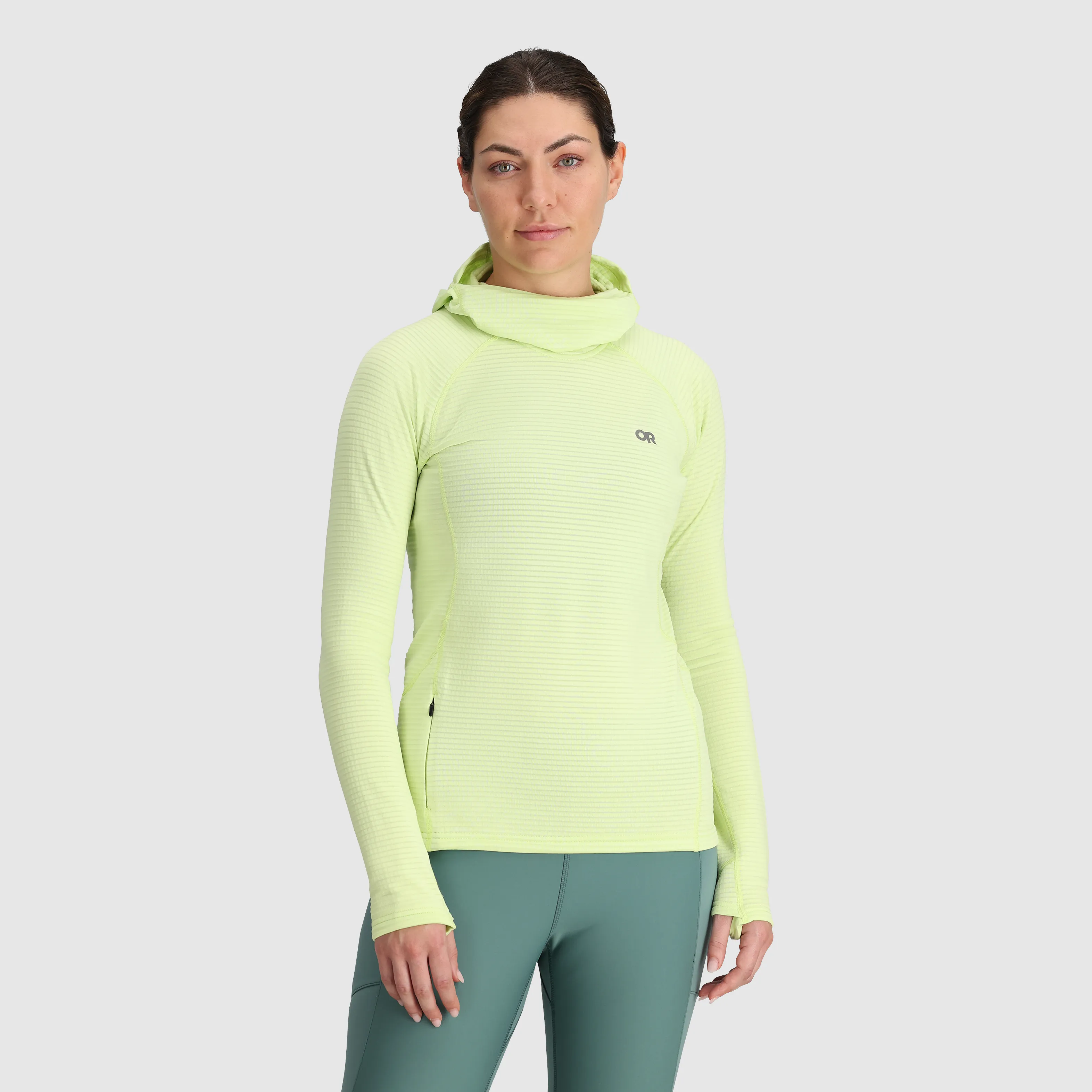 Women's Vigor Grid Fleece Pullover Hoodie