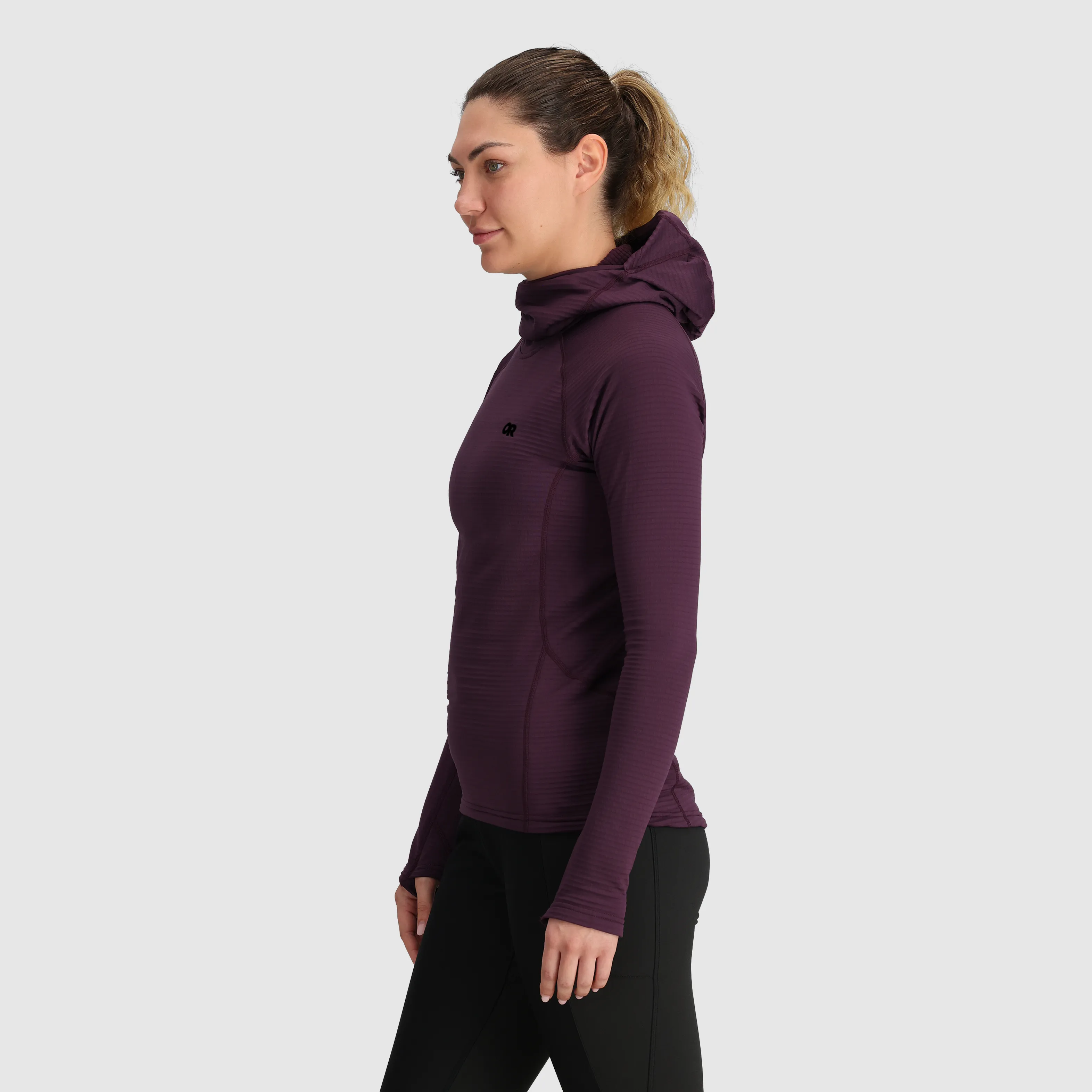 Women's Vigor Grid Fleece Pullover Hoodie